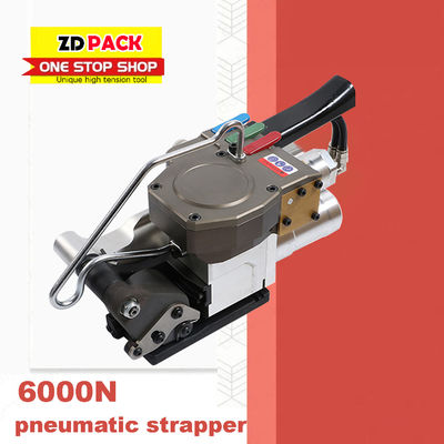 Beli Alat ketegangan tinggi unik 6000N Pneumatic Strapping Tool Packaging Strapping Machine untuk aplikasi tugas berat tali PET 32mm online manufacture