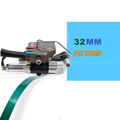 Beli Semi Otomatis PET Belt Pneumatic Plastic Strapping Tool Box Kayu Plastik Palet Portable Strapping Tool online manufacture