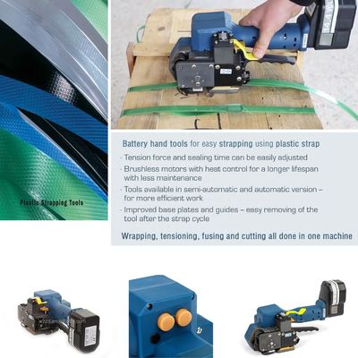 Beli Lithium Battery Powered Plastic Strapping Tool untuk Pengangkutan Mudah dan Cepat online manufacture
