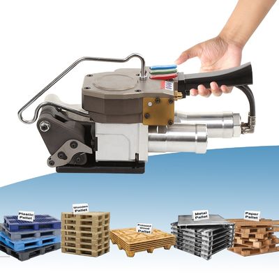 Pita 25 - 32mm Pneumatic Plastic Strapping Tool Tensioner Strap Joint Palet Packing Machine