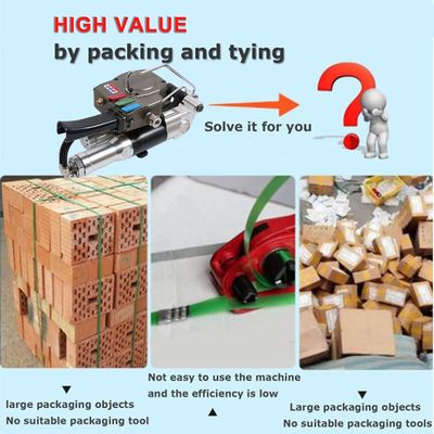 Tingkatkan Proses Pengemasan Anda dengan Pneumatic Plastic Strapping Tool kami untuk Industri
